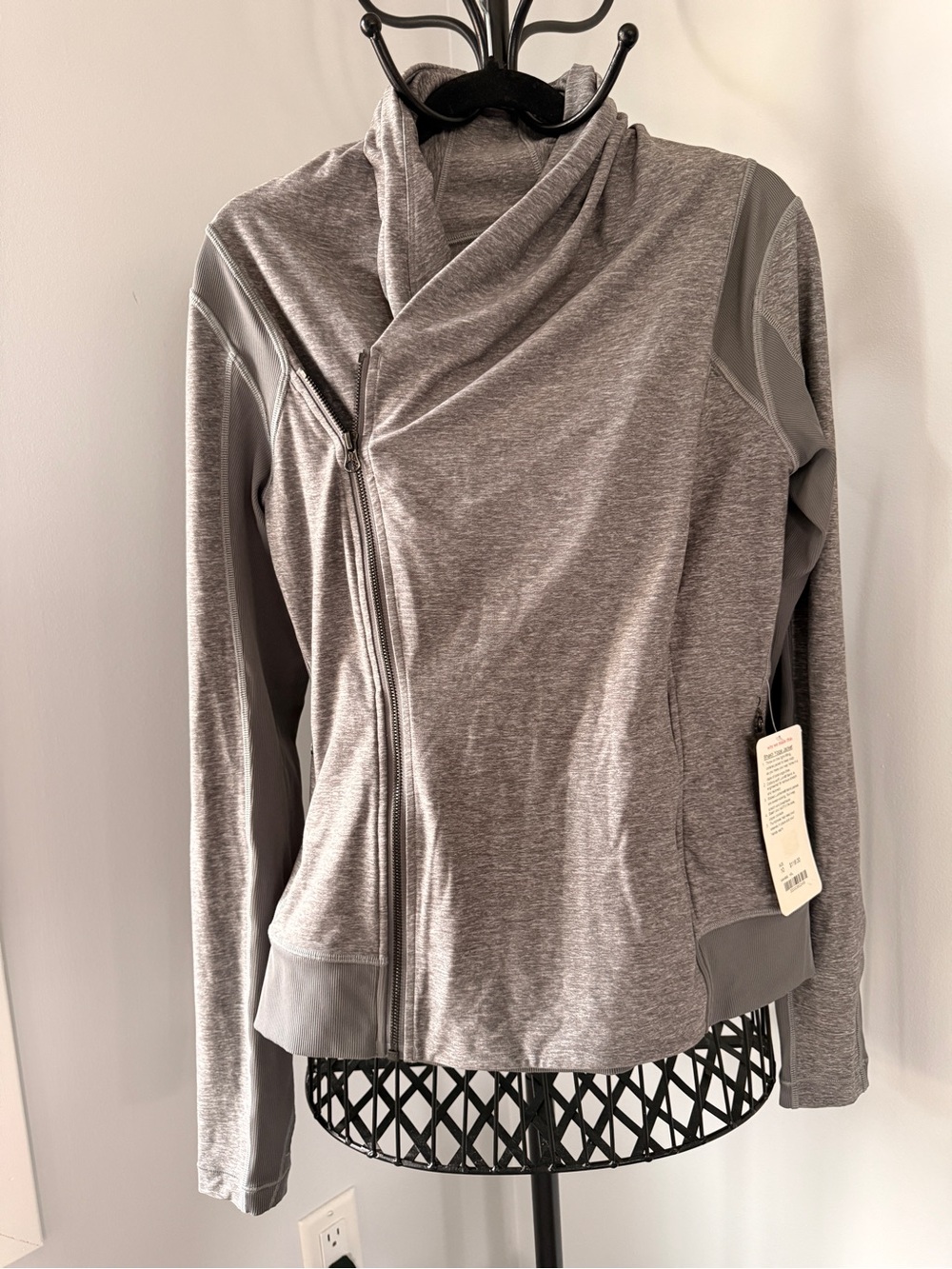 Lululemon Bhakti Yoga Jacket – Heathered Grey – Size 10